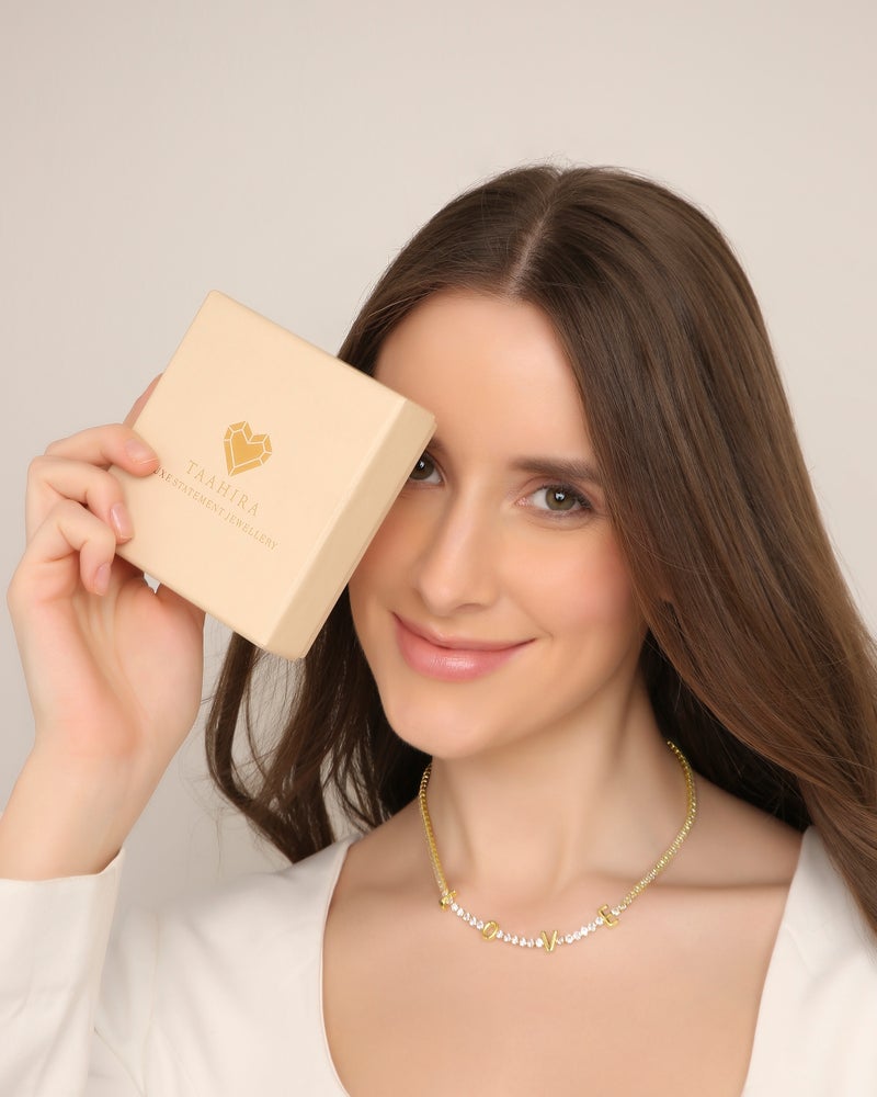 TAAHIRA Love Zircon Necklace - Image 4